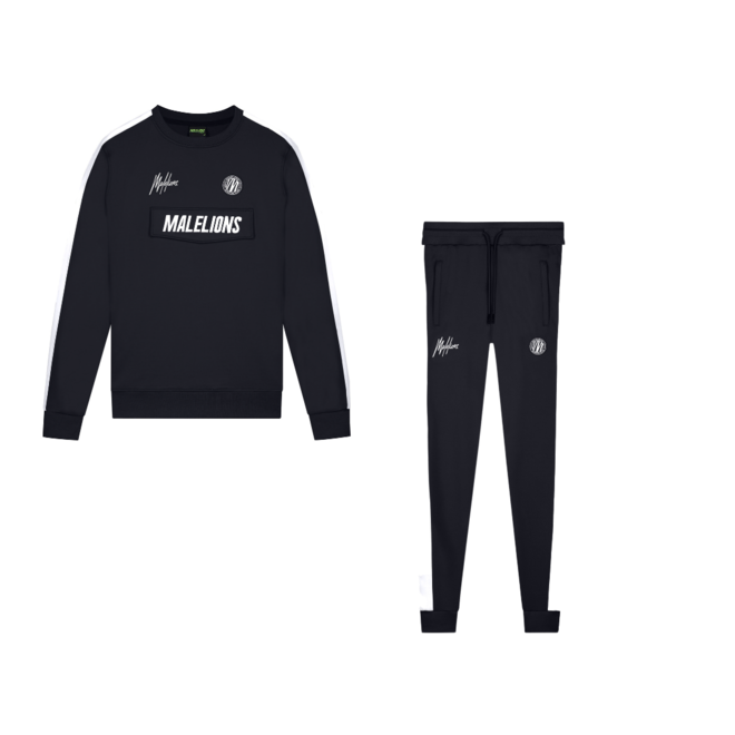 Malelions | Academy Tracksuit Navy/White