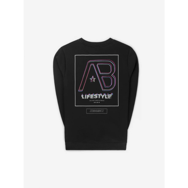 Zwarte RGB Sweater van AB Lifestyle