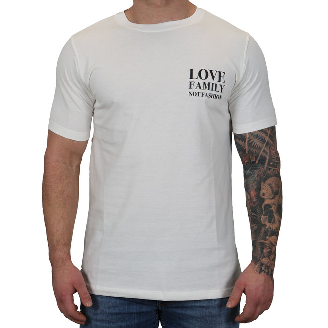 Love Family, Not Fashion | Family First T-shirt