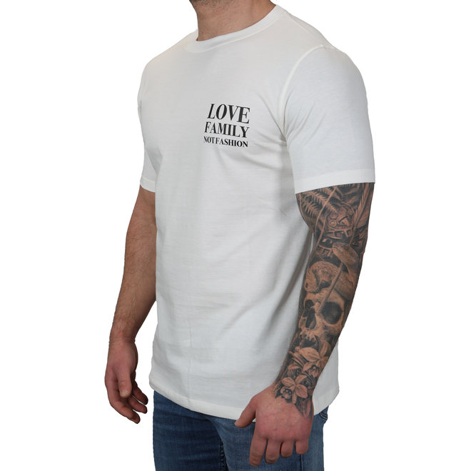 Love Family, Not Fashion | Family First T-shirt