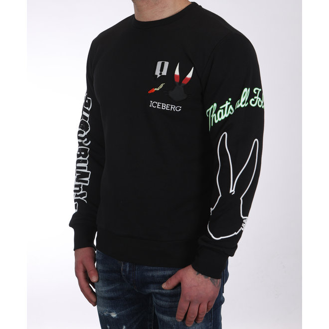 Bugs Bunny 'That's All Folks' Sweater | Black