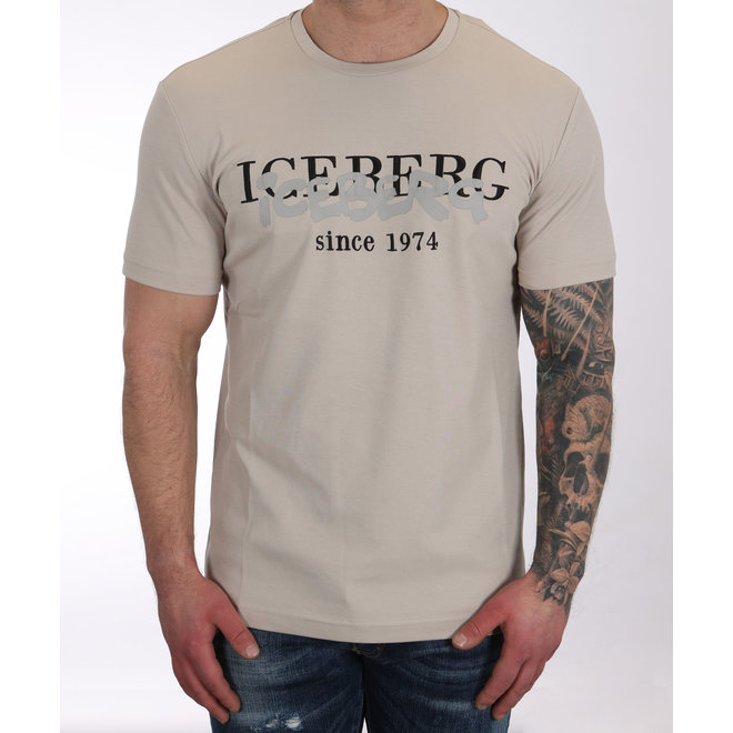 Logo t-shirt beige | Iceberg