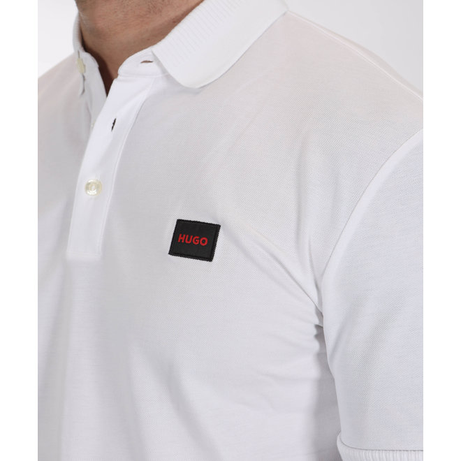 Open White Polo HUGO