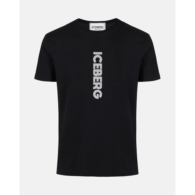 Iceberg logo t-shirt zwart