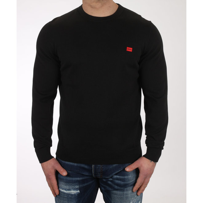 Zwarte HUGO sweater met logo