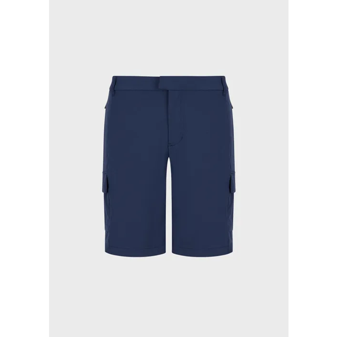 Donkerblauwe EA7 Golf Club Board Shorts