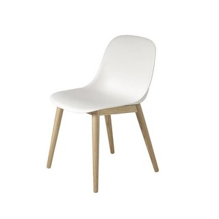Muuto Fiber Side Chair pieds en bois