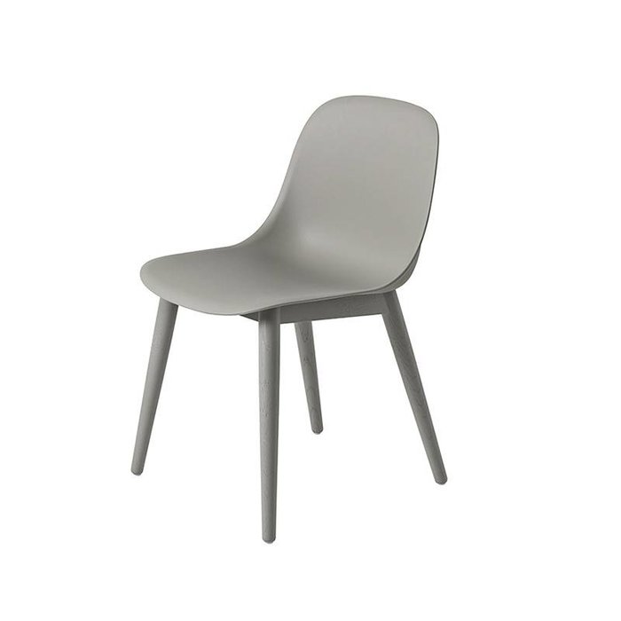 Muuto Fiber Side Chair pieds en bois