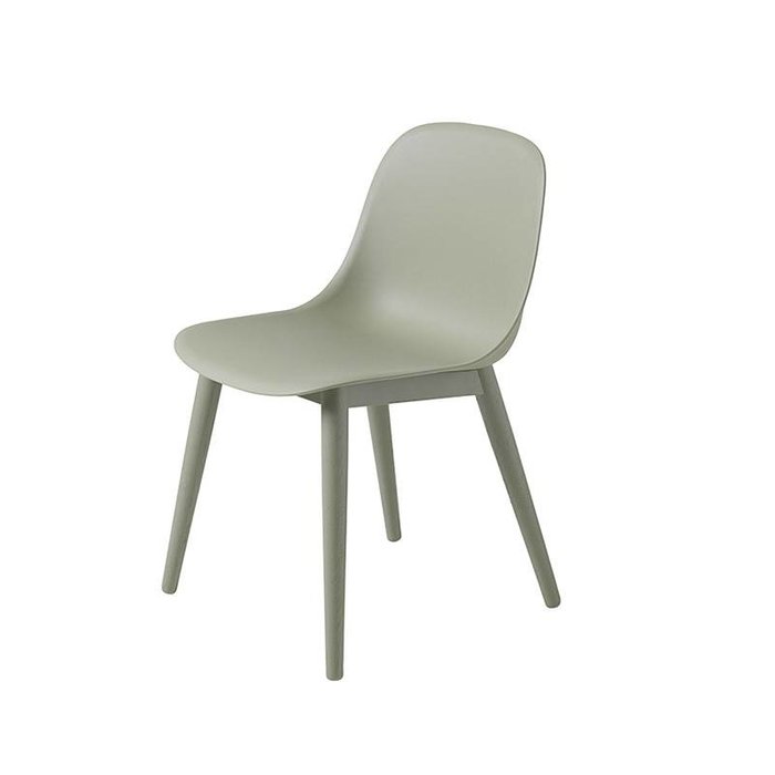 Muuto Fiber Side Chair pieds en bois