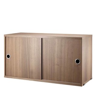 String Cabinet with sliding doors 78x30xH42cm
