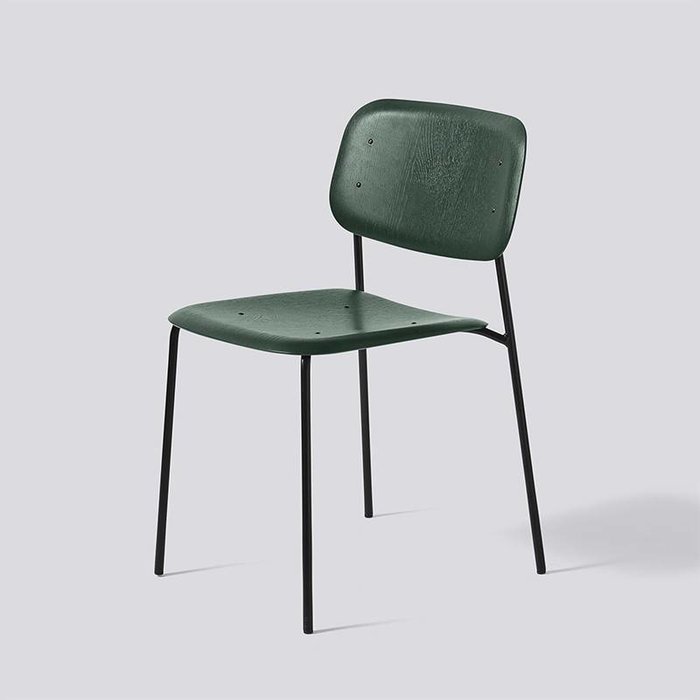 HAY Soft Edge40 chair - Black steel frame