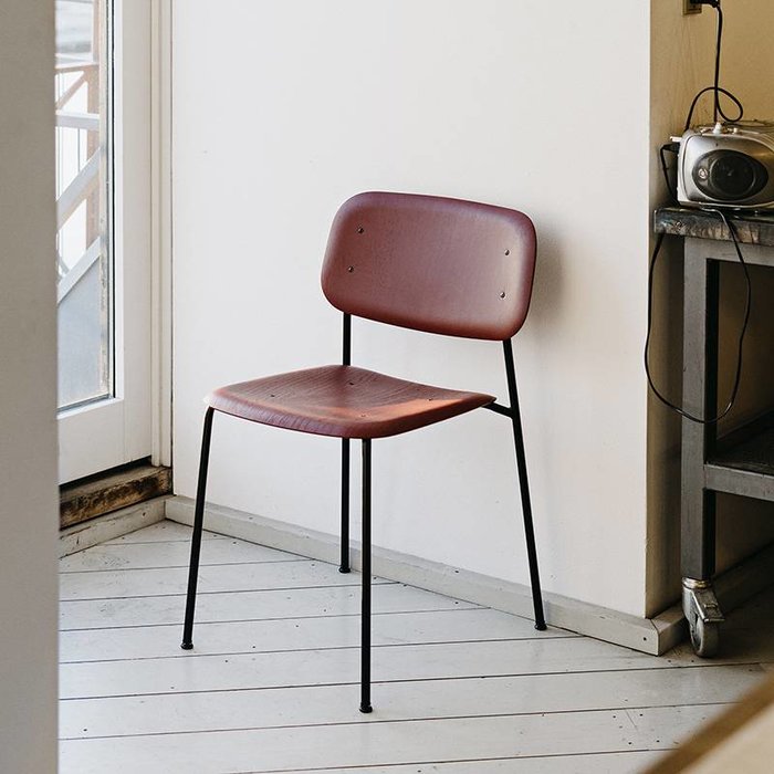 HAY Soft Edge40 chair - Black steel frame