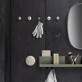 Muuto Dot Metal Messing kledinghaak