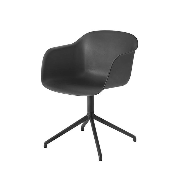 Muuto Fiber Armchair draaibaar onderstel