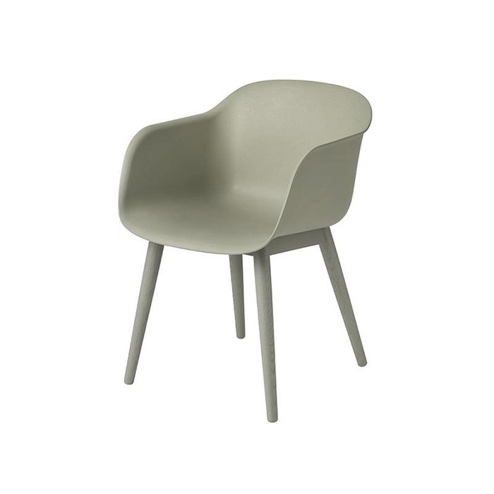 HAY Fiber Armchair pieds en bois