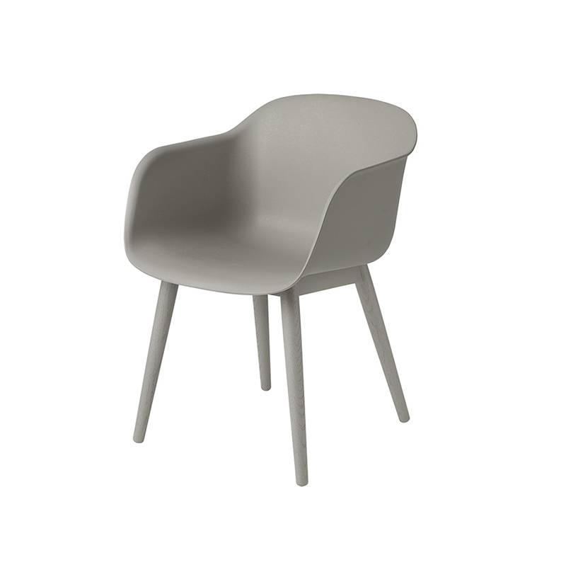 HAY Fiber Armchair pieds en bois