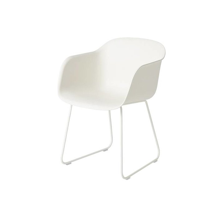 Muuto Fiber Armchair pieds traineaux