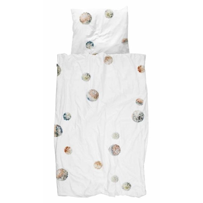 SNURK beddengoed Housse de couette Pompom 1 p