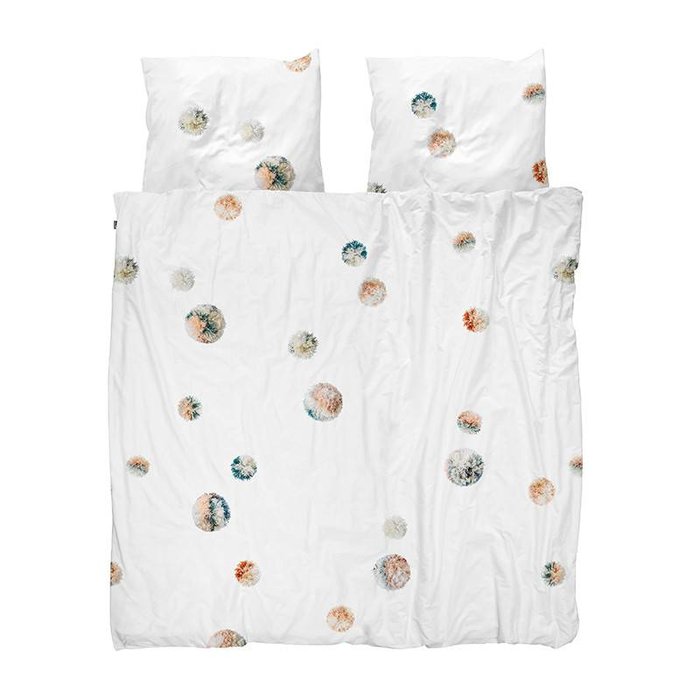 SNURK beddengoed Housse de couette Pompom 2p