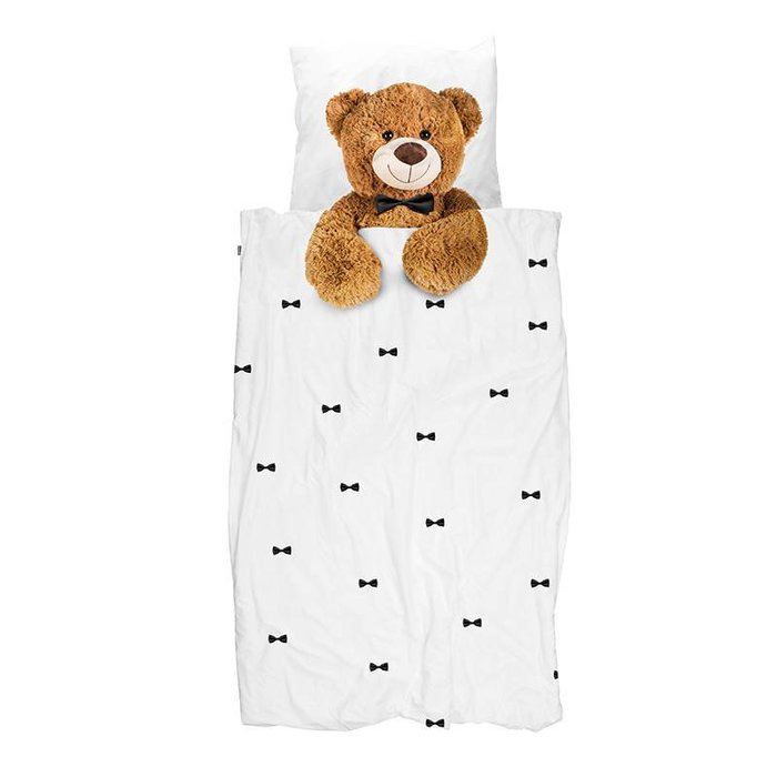 SNURK beddengoed FLANEL Teddy dekbedovertrek
