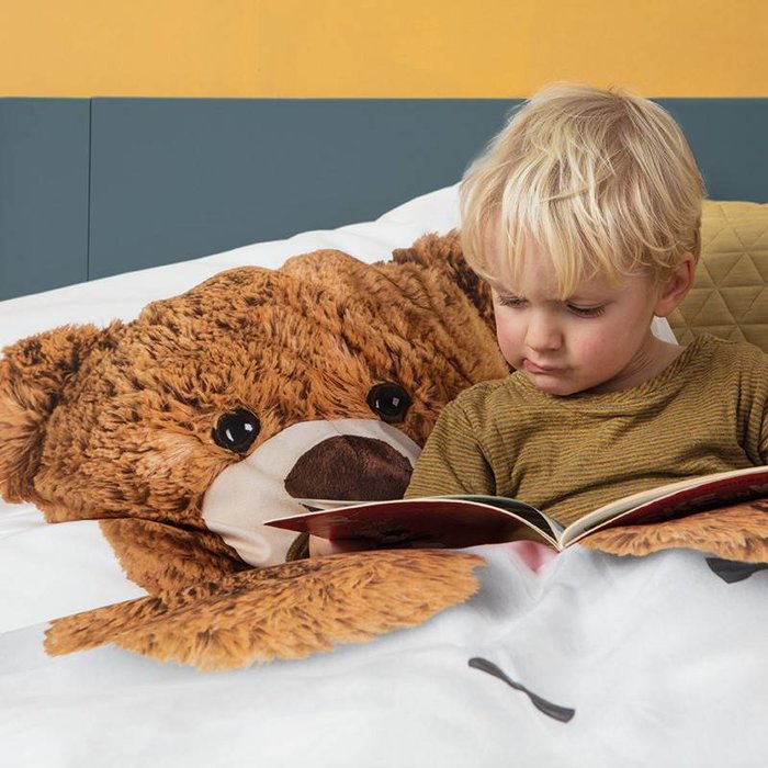 SNURK beddengoed FLANEL Teddy dekbedovertrek
