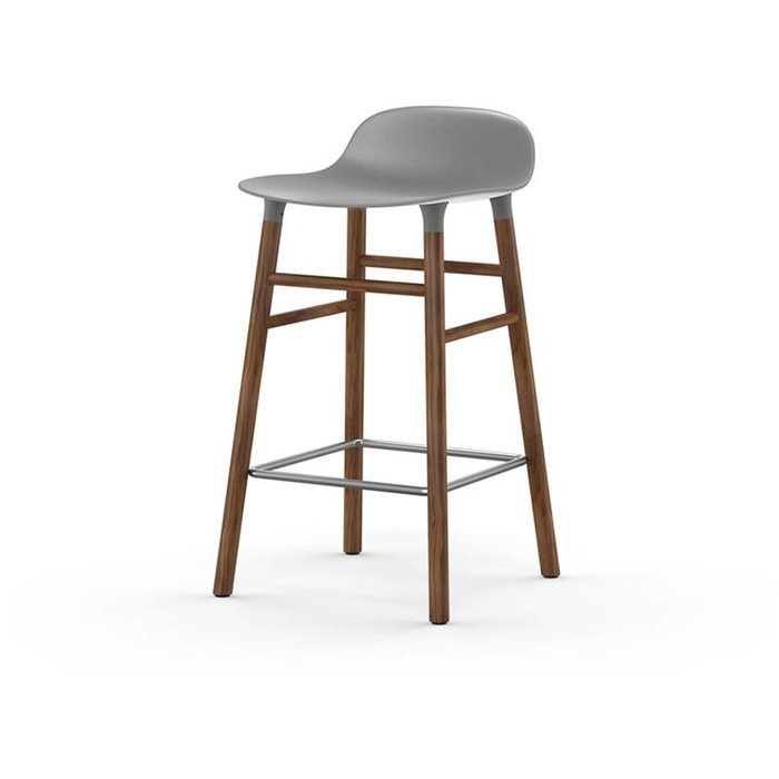 Normann Copenhagen Form Barstool Bois de noyer
