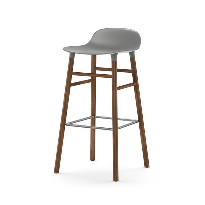 Normann Copenhagen Form Barstool Bois de noyer