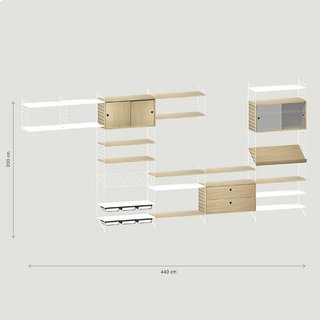 String Wandconfiguratie 13