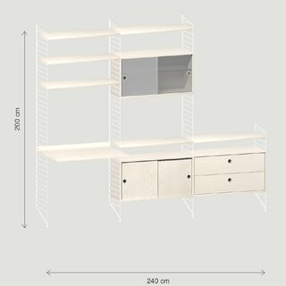 String Wandconfiguratie 14