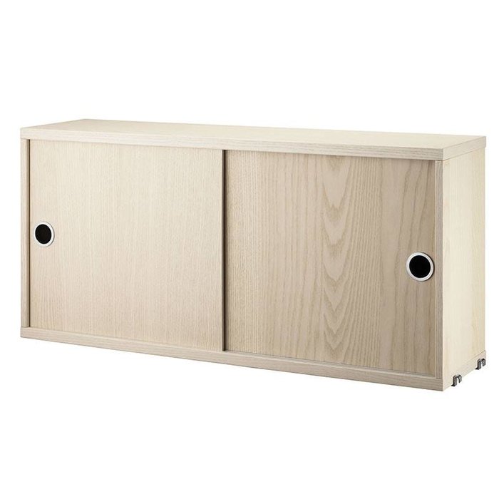 String Cabinet with sliding doors 78x20xH37cm - String