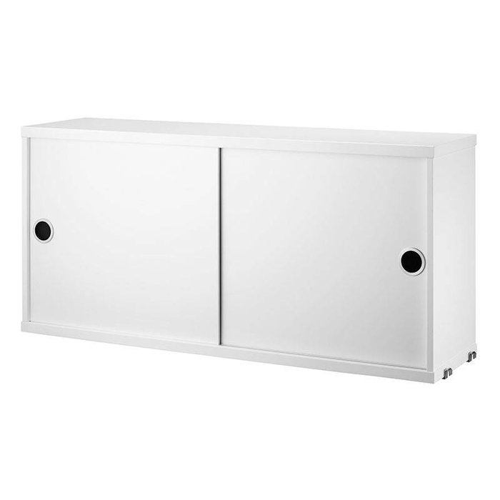 String Cabinet with sliding doors 78x20xH37cm - String
