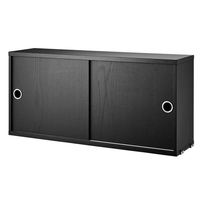 String Cabinet with sliding doors 78x20xH37cm - String