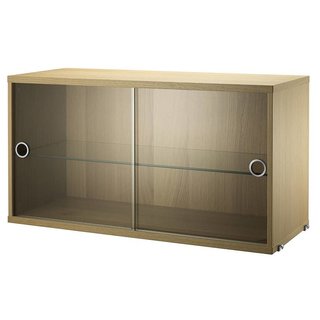 String Vitrine kast (glas) 78x30x42