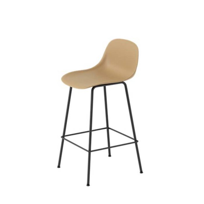 Muuto Fiber tabouret frame tube avec dossier