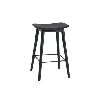 Muuto Fiber barkruk pieds en bois