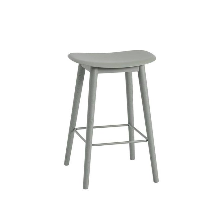Muuto Fiber barkruk pieds en bois