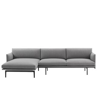 Muuto Outline Canapé - Chaise Longue gauche