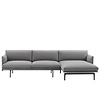 Muuto Outline Canapé - Chaise Longue droite