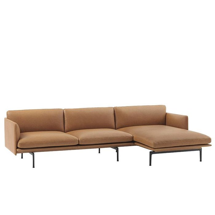 Muuto Outline Canapé - Chaise Longue droite