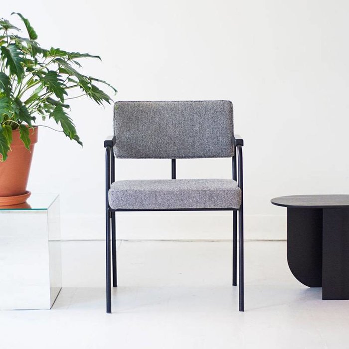 Fest Amsterdam Monday chaise avec accoudoir avec support noir