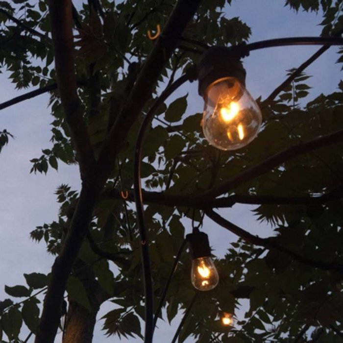 zangra LED Lichtslinger zwart OUTDOOR