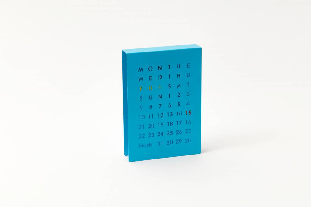 block design - eeuwigdurende kalender/ livingdesign / op voorraad