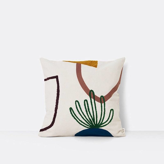 Fermliving Mirage Cushion - Island