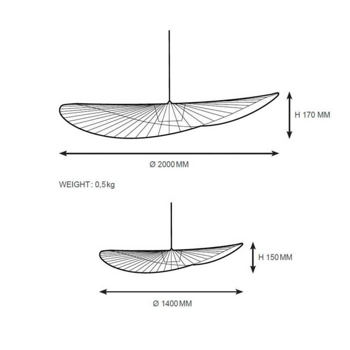 Petite Friture Lampe Suspendue Vertigo Ø200cm - Petite Friture