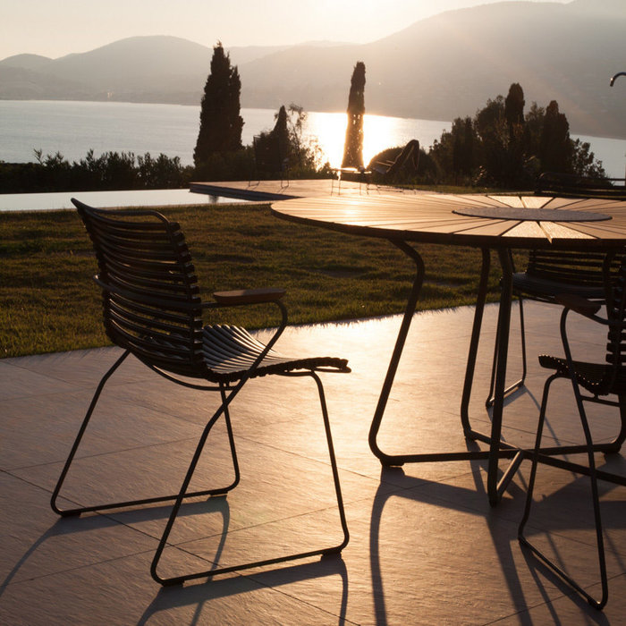 Houe Circle table bamboo