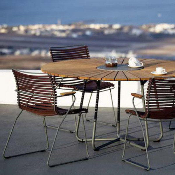 Houe Table Circle bamboo Ø110/150 - Houe