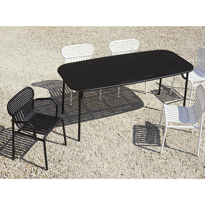 Petite Friture Tuinset 180x75 tafel + 4 stoelen Week-end