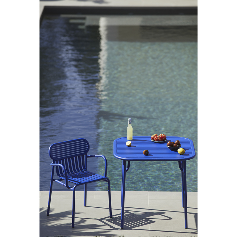 Petite Friture Dining Chair with arms Week-end Outdoor