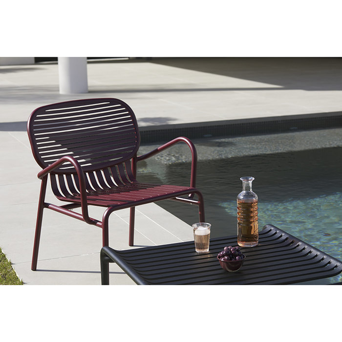 Petite Friture Week-end tuinset 60x69cm salontafel + 2 Lounge Chairs
