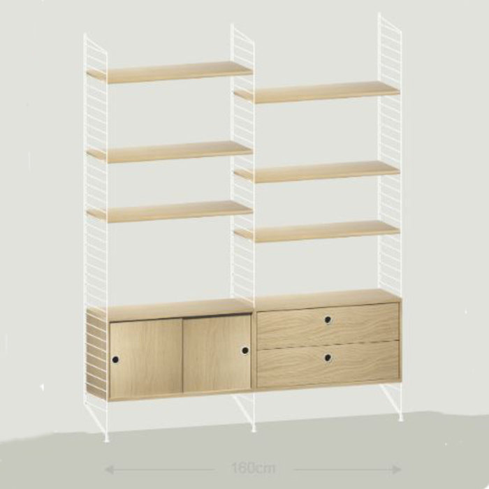 String Wandconfiguratie 21 - String